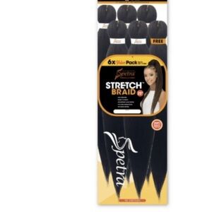 Amore Mio Spetra Stretch Braid 25" Pre Stretched Braiding Hair 6PACK B1